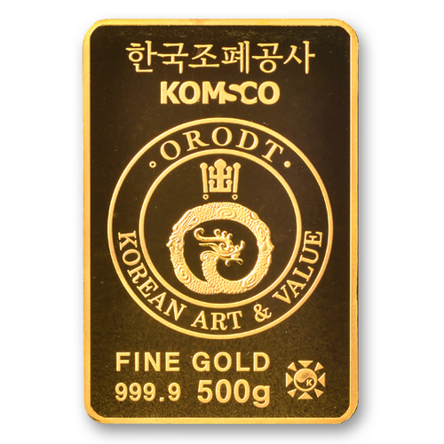 한국조폐공사 오롯골드바 500g